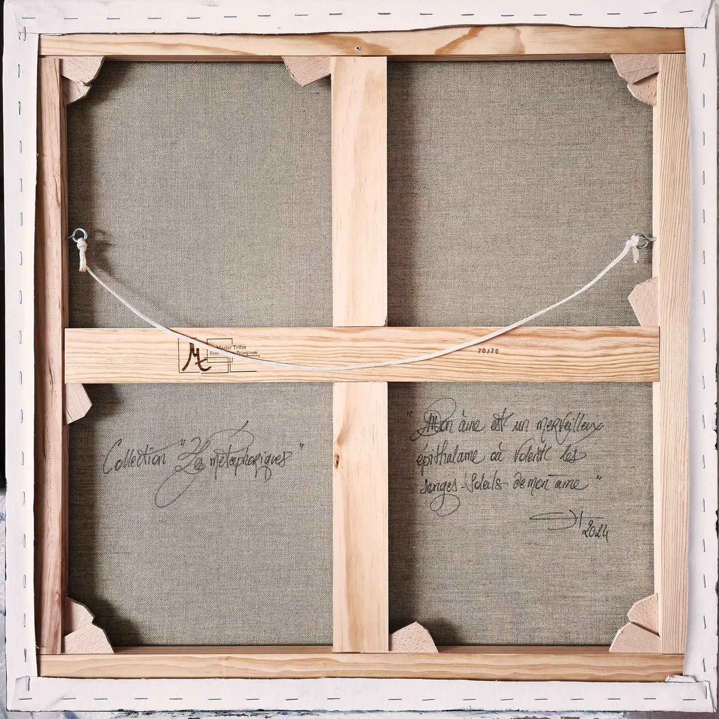 "Mon histoire est un merveilleux épithalame"