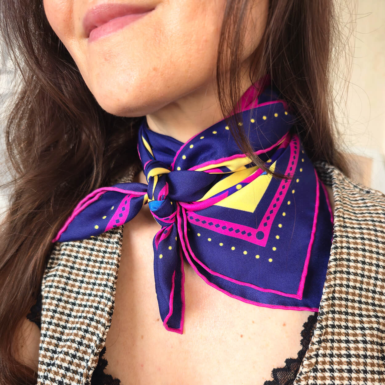 foulard en soie haut de gamme made in france
