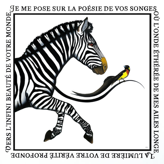 "Je me pose sur la poésie de vos songes"