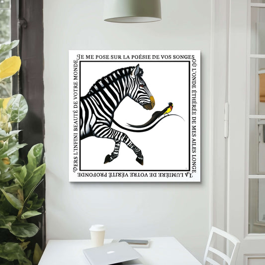 "Je me pose sur la poésie de vos songes"